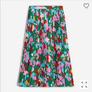 JCrew Midi Skirt Confetti Print Sz 10